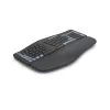 Drahtlose ergonomische Tastatur HAMA WK-900 Schwarz USB, kompaktes Layout, drahtlose Verbindung