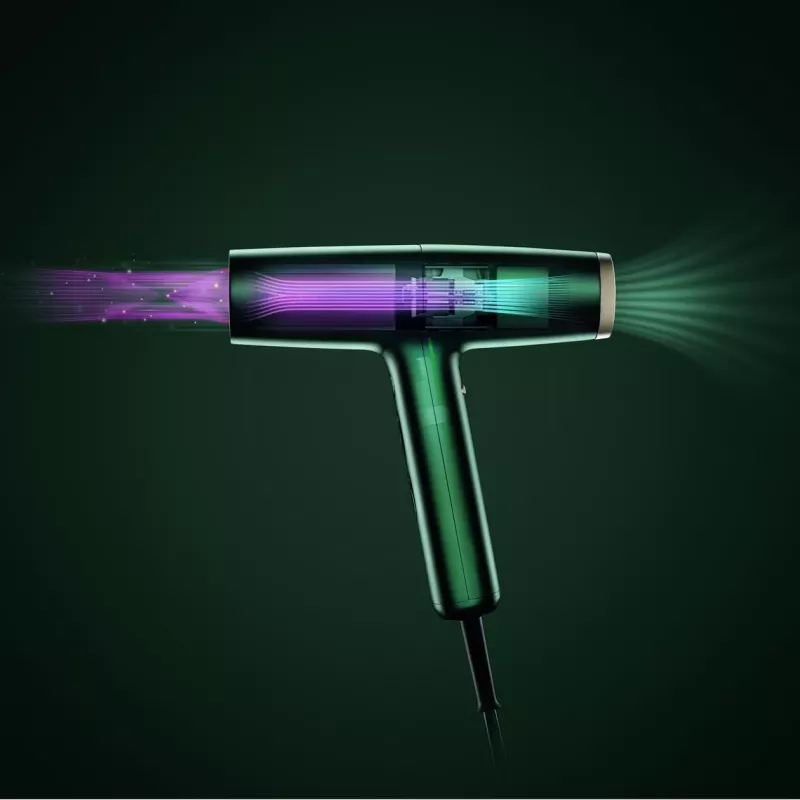 BaByliss Air Power Pro Haartrockner 1700 W Gold, Grün