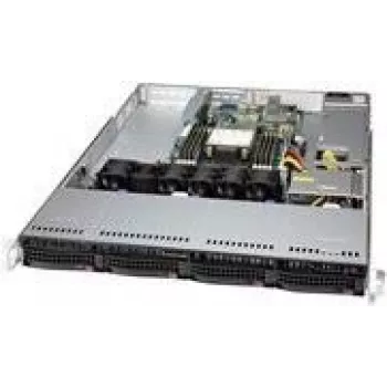 Supermicro SC815 TQC4-605WB2 – Rackmount – 1U – SATA/SAS – Hot-Swap 600 Watt – Schwarz