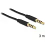 Audio-Kabel DeLOCK 3,5 mm - 3,5 mm 3 m