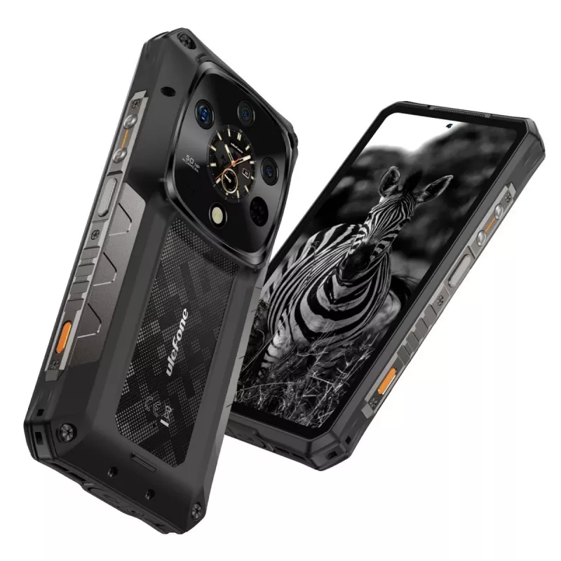 Robustes Smartphone UleFone Armor 28 Ultra 5G — 16 GB RAM, 1 TB Speicher, Schwarz