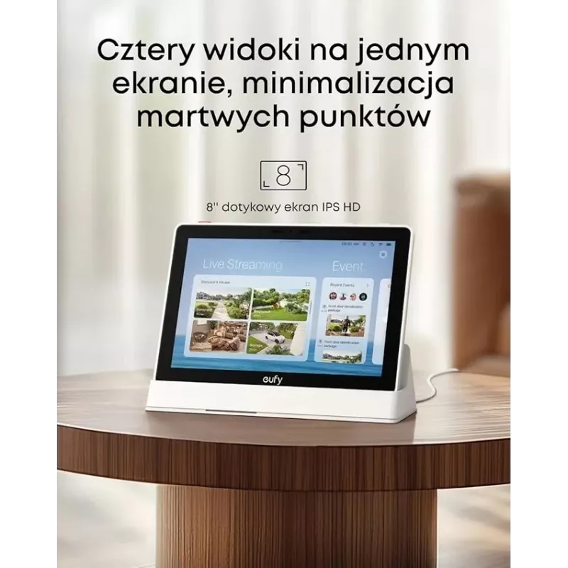 Home-Sicherheitsassistent Anker Eufy T87A03W1 Smart-Gerät Schwarz/Weiß