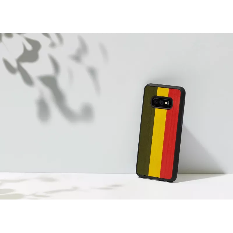 Smartphone-Hülle man and wood für Samsung Galaxy S10e, reggae Schwarz Schutzhülle