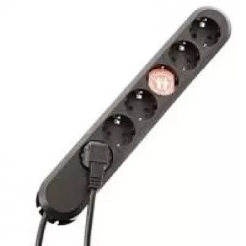 Power Extension Bachmann SMART 6x Schuko H05VV-F 3G 1.50mm² 16A/3680W 3m