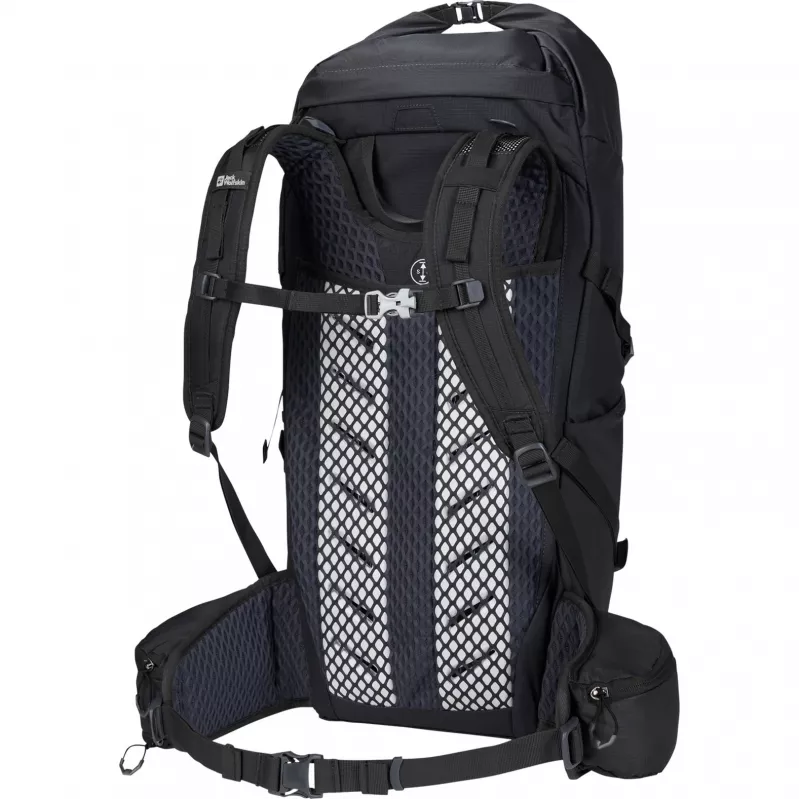 Jack Wolfskin Cyrox Shape 30 S-L Rucksack – Schwarz, 30 L