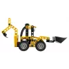 Konstruktionsset LEGO Technic Backhoe Loader 42197 — Knicklenkung, funktionierender Lader, 104 Teile, empfohlenes Alter 7+