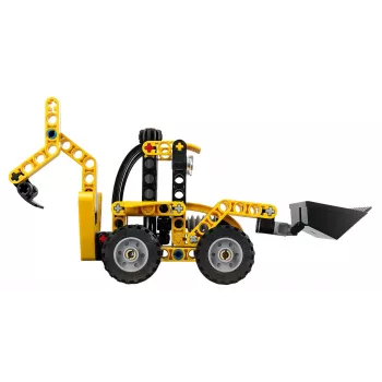 Konstruktionsset LEGO Technic Backhoe Loader 42197 — Knicklenkung, funktionierender Lader, 104 Teile, empfohlenes Alter 7+