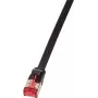 LogiLink CF2013S 0,25 m Cat6 S/FTP (S-STP) schwarzes Netzwerkkabel (CF2013S)