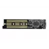 SSD-Gehäuse DeLOCK 42620 Externes Gehäuse für M.2 NVME PCIe SSD mit USB Typ-C-Buchse, transparent