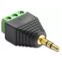 Adapter DeLOCK 65419 3,5 mm 3p Schwarz Grün Silber