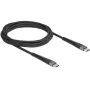 DeLOCK USB-Kabel USB 2.0 2m USB-C Schwarz 81125