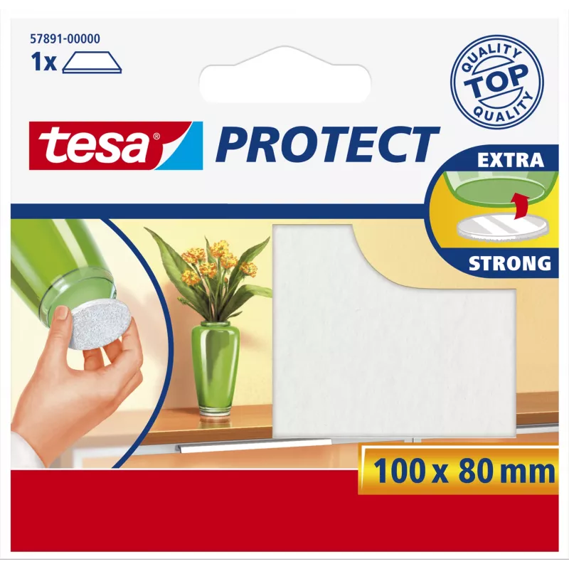 Rechteckige Möbelbodenschutzplatte Tesa 57891-00000-00