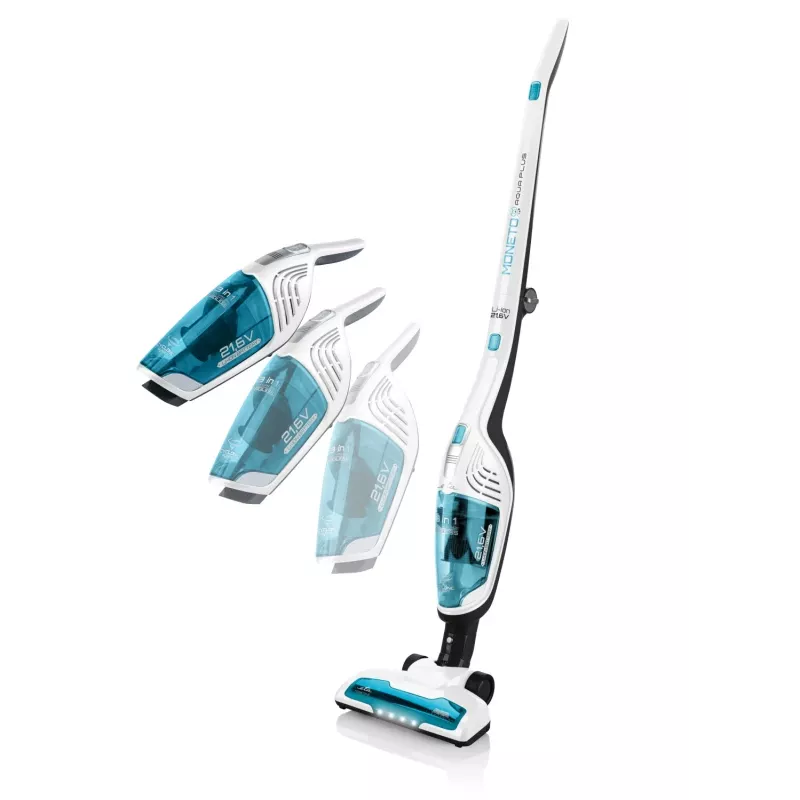 Akku-Staubsauger ETA Moneto II Aqua Plus 3-in-1 Handstaubsauger, Waschfunktion, 21,6 V, bis zu 50 Min. Laufzeit