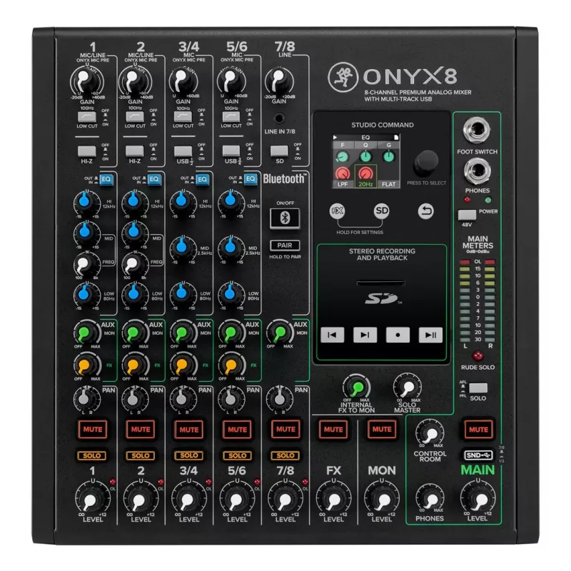 Mackie Onyx 8 - Analog Mixer mit USB
