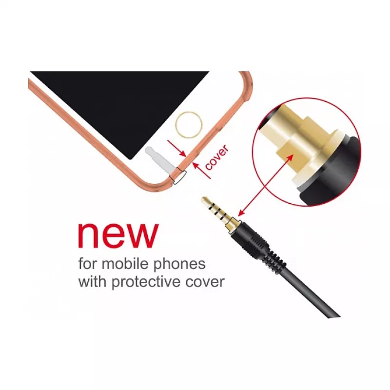 Audiokabel DeLOCK 85629 1m 3,5mm Schwarz