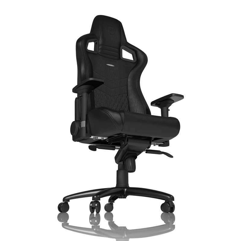 noblechairs EPIC Echtleder Gaming-Stuhl - Schwarz