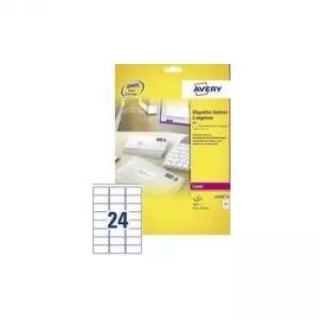 Avery QuickPEEL L7159 - Permanente Adressetiketten - Weiß - 63,5 x 33,9 mm 240 Etikett(en) (10 Blatt x 24) (L7159-10.FR)
