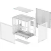 PC-Gehäuse DeepCool CG530 WH Midi Tower – ATX/Micro ATX/ITX, gehärtetes Glas, 2×3,5-Zoll- + 3×2,5-Zoll-Schächte, unterstützt GPUs bis 410 mm