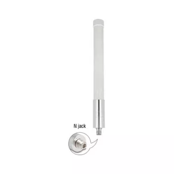 Omnidirektionale 4G-Antenne DELOCK 12653 – Mastmontage, Weiß