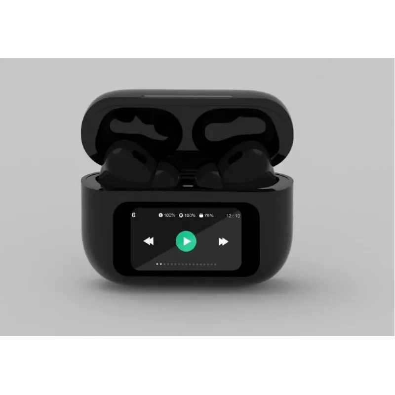 Headset BLUETOOTH/TWS-LCD-ANC-01-BK Gembird