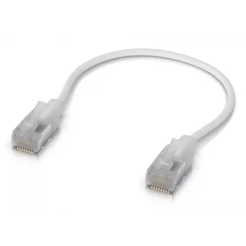 UBIQUITI UNIFI PREMIUM PATCH CABLE. ULTRA-DÜNNES GEFLECHTES GESCHIRMTES RJ45 PATCHKABEL, ENTWICKELT UND OPTIMIERT FÜR 10 GBE NETZWERKE (0,15 M)