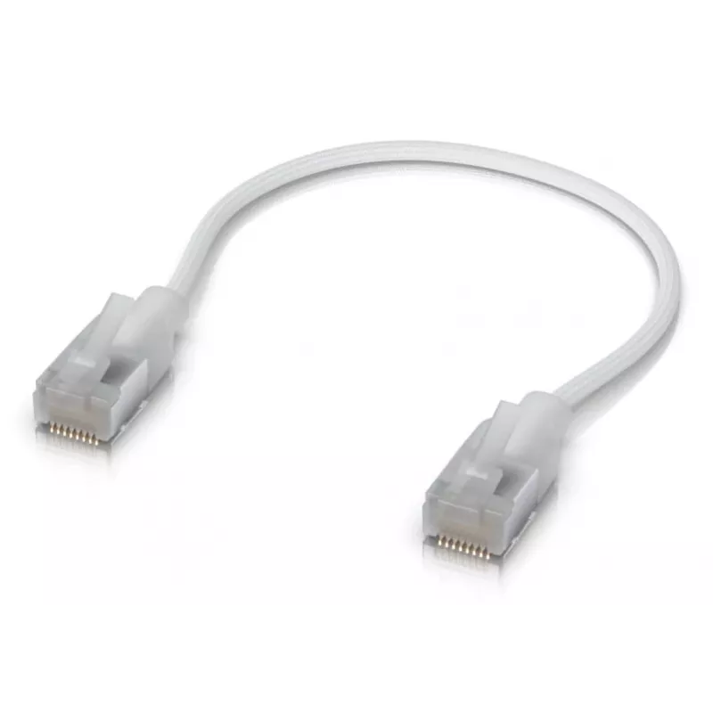 UBIQUITI UNIFI PREMIUM PATCH CABLE. ULTRA-DÜNNES GEFLECHTES GESCHIRMTES RJ45 PATCHKABEL, ENTWICKELT UND OPTIMIERT FÜR 10 GBE NETZWERKE (0,15 M)
