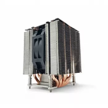 Luftkühler Dynatron A49 Prozessorkühlsystem Schwarz Silber 800–1800 U/min