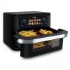 Heißluftfritteuse Tristar FR-9078 Double 10 L, 2800 W, Touch-Steuerung, LCD, schwarz/Edelstahl