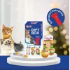Katzenleckerli-Geschenkbox INABA Churu — gemischte cremige Leckerli für Katzen, Multipack