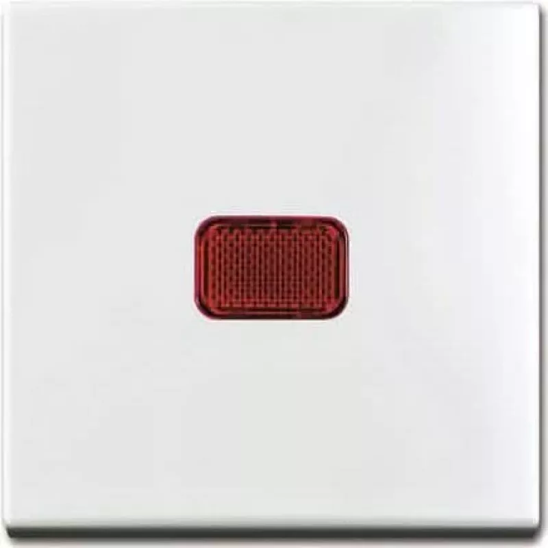 Wandplattenabdeckung Busch‑Jaeger 2509‑914, weiß, thermoplastisch, schraubenlos, 55×55 mm, 20 mm Dicke