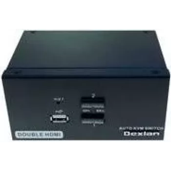 KVM-Switch Dexlan 061092, 2‑Port HDMI, 1 lokaler Benutzer