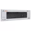 Kabelgebundene USB-Tastatur SBOX K-22 US Schwarz — US-Layout, schwarz, kabelgebundene USB-Verbindung