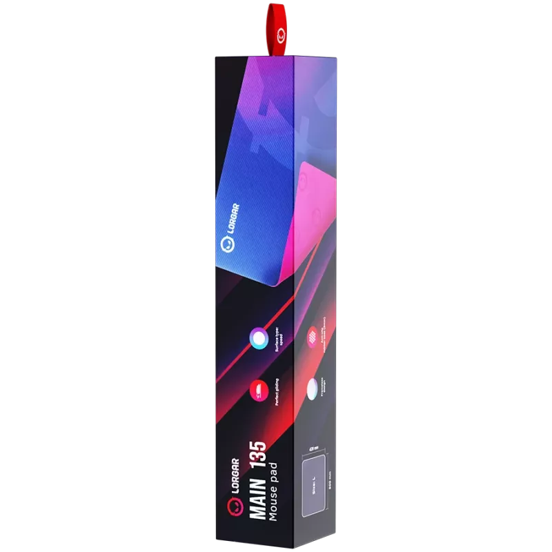 Gaming-Mauspad Lorgar Main 135 Blau Lila 500x420 mm
