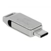 USB-Flash-Laufwerk DeLOCK 128 GB USB-C Typ-A Drehgelenk-Modell