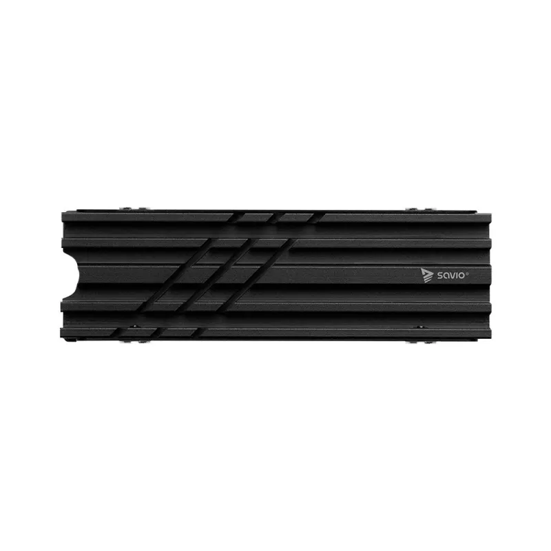 Luftkühler SAVIO M.2 NVMe 2280 AK-60 Schwarz Kühlkörper für 22x80 mm SSD