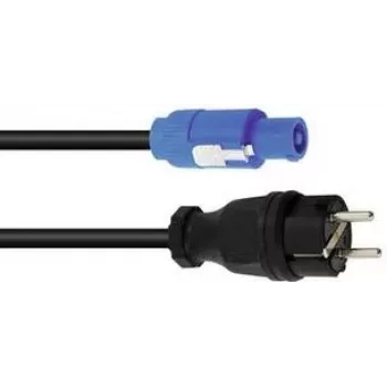Netzkabel PSSO POWERCON 5m H07RN-F 3G1.5 – Netzkabel mit PowerCON-Stecker, 5 m Länge, H07RN-F-Gummi, 3×1,5 mm²