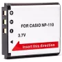 Wiederaufladbarer Akku extra digital NP-110 3,7V 1000mAh für tragbare Geräte