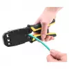 DeLOCK Universal-Crimpzange mit Abisolierer für 10P 8P 6P 4P Modularstecker