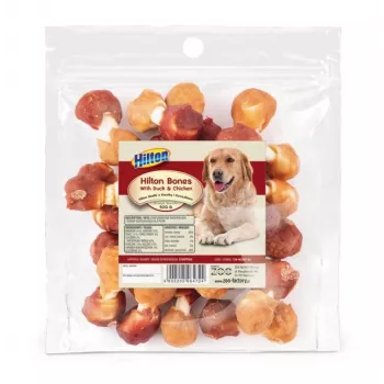 HILTON Bones mit Ente und Huhn - Hundekauartikel - 500g