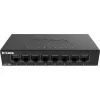 D-Link DGS-108GL Unmanaged Gigabit Ethernet (10/100/1000) Schwarz