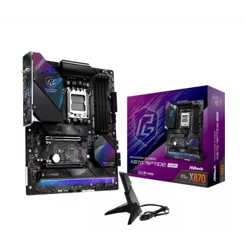 Motherboard ASRock X870 Riptide WiFi — ATX, AMD X870, Sockel AM5, DDR5, 4 DIMM, 256 GB, Wi‑Fi 7, 2,5GbE