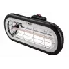 NEO TOOLS 90-032 elektrischer Heizstrahler Infrarot für Innen- & Außenbereich 2000 W Schwarz
