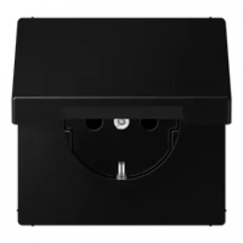 JUNG LS 1520 BFKL SWM Steckdose Typ F Schwarz (LS1520BFKLSWM)