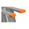 Klappleiter Krause 120410, Aluminium, 6 Stufen, Breite 480 mm, maximale Höhe 105 cm