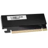 M.2 PCIe x4 Adapter mit Kühler SILVERSTONE SST-ECM23 — M.2 NVMe auf PCIe x4 (mit aktiver Kühlung)