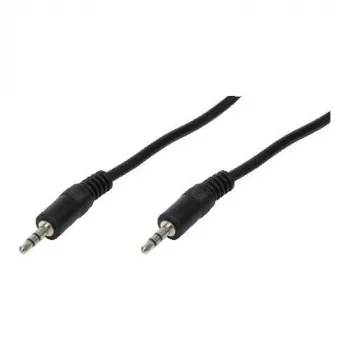 LogiLink CA1048 Klinken-Audioverbindungskabel 0,20 m Schwarz (matt)