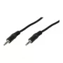 LogiLink CA1048 Klinken-Audioverbindungskabel 0,20 m Schwarz (matt)