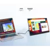 Tragbarer Monitor für Laptops, Telefone und Konsolen Extralink Smart Life 14, USB-C/Micro-HDMI