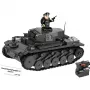 Bausatz Cobi Panzerkampfwagen II Ausf. F – 813 Teile, schwarz, Alter 9+