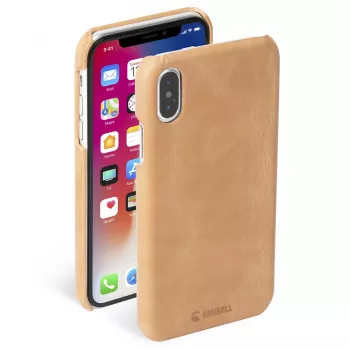 Smartphone-Hülle Krusell Sunne für Apple iPhone XS – vintage nude